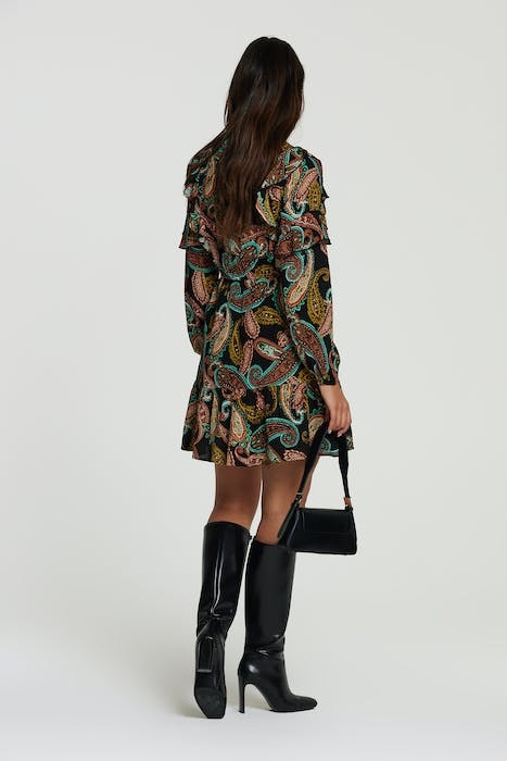 LADIES MONTEVIDEO DRESS BATIK PAISLEY 4