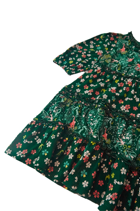 WILD JUNGLE DRESS GREEN MULTI 3