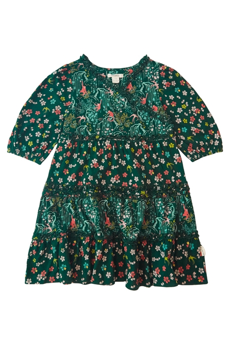 WILD JUNGLE DRESS GREEN MULTI 1