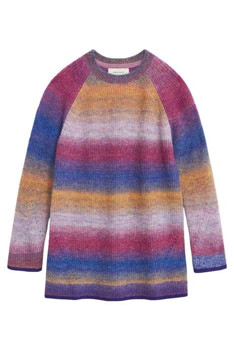 SPACE DYE KNITTED TUNIC PINK MULTI 1