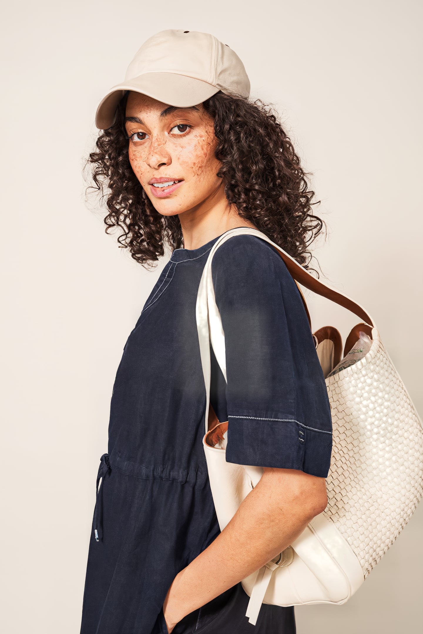 FERNE LINEN DRE DARK NAVY 4