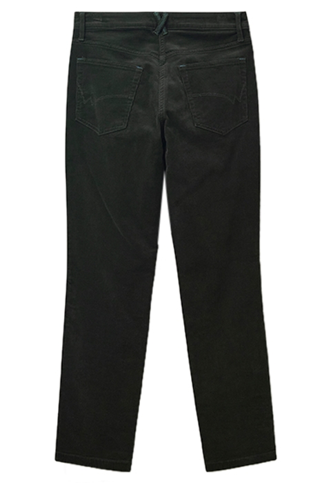 BROOKE STRAIGHT CORD TROUSER DARK GREEN 6
