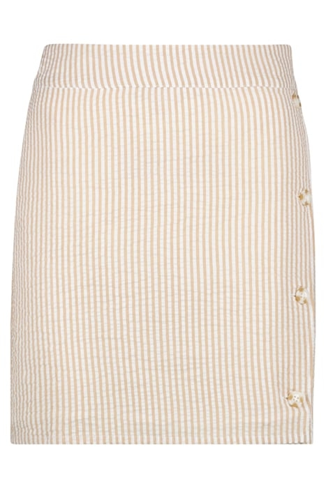 YVETTE SKIRT SANDALWOOD STRIPE 1