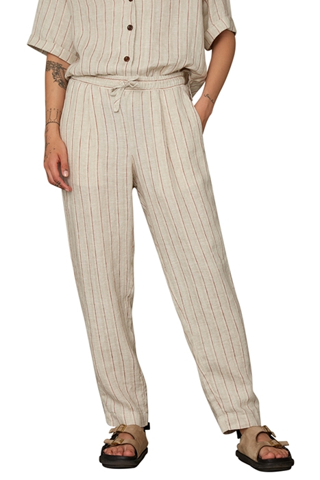 LOURDES LINEN STRIPE RED LINEN STRIPE RED 1