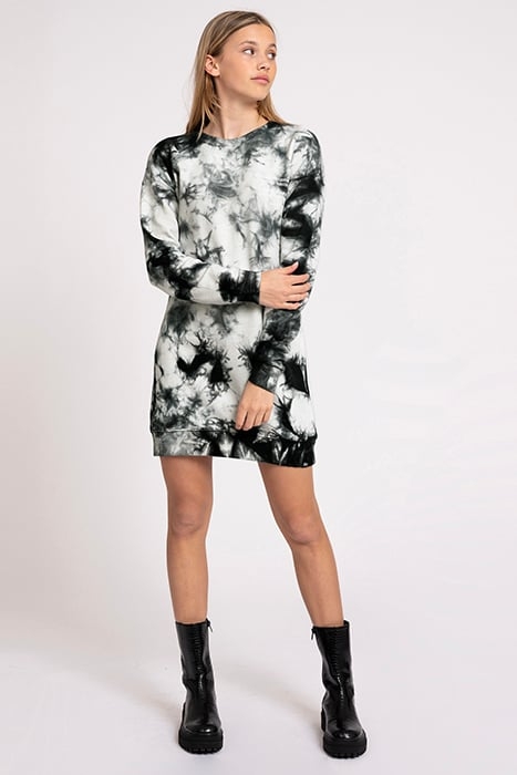 KEEP TIE DYE SWEATDRESS BLACK 2