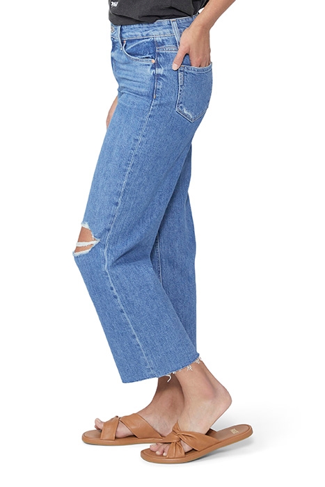 NELLIE RAW HEM DANDELION DESTRUCTED 4