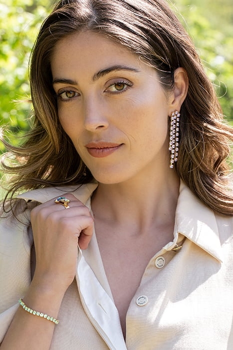 ALICE EARRINGS PINK OPAL PINK 2