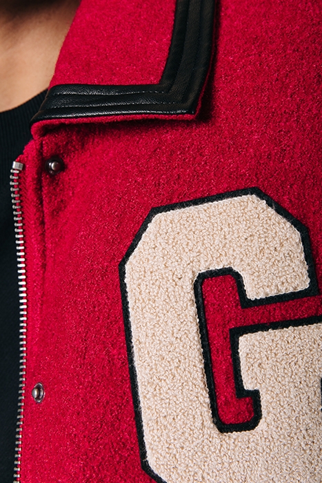 BOAZ BASEBALL JACKET RED 5