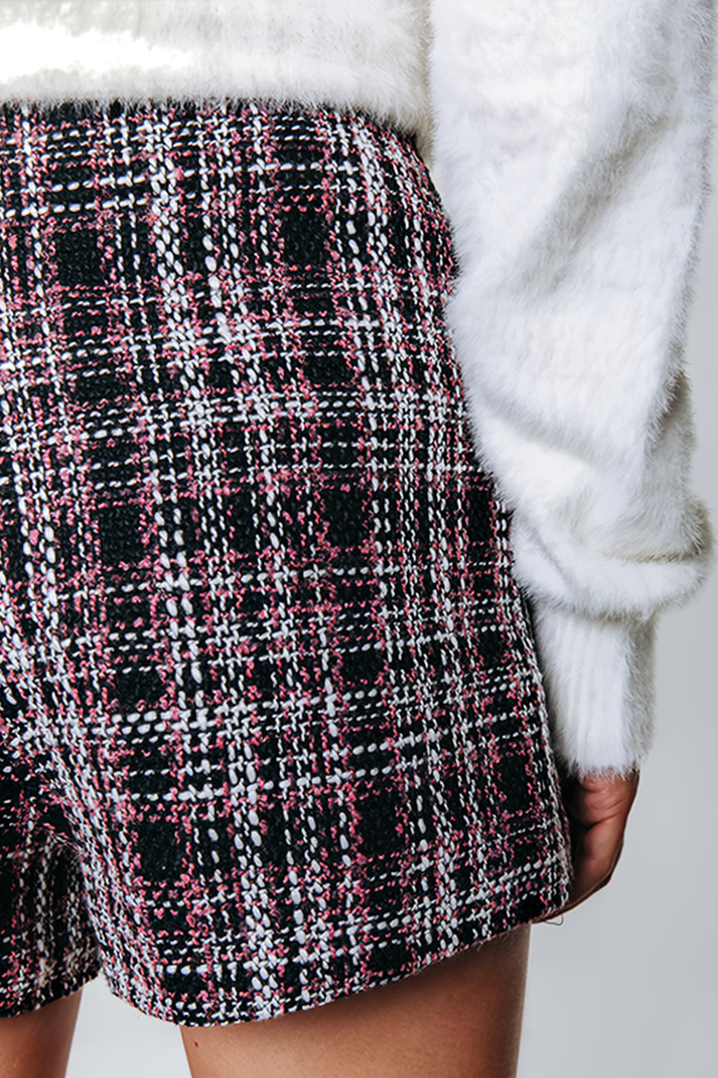 KENDALL BOUCLÉ SHORT SOFT PINK 4