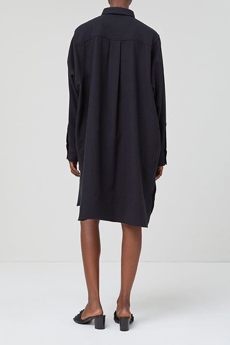 WOMEN SHIRT DRESS BLACK 2