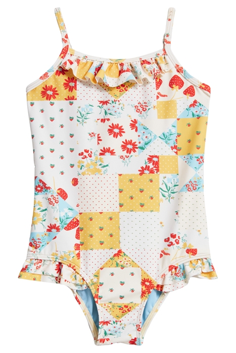 PATCHWORK SWIMSUIT PINK MLT 1