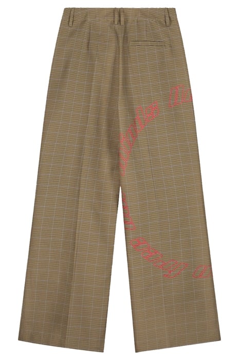 SAND CHECKED KEANU PANTS 3