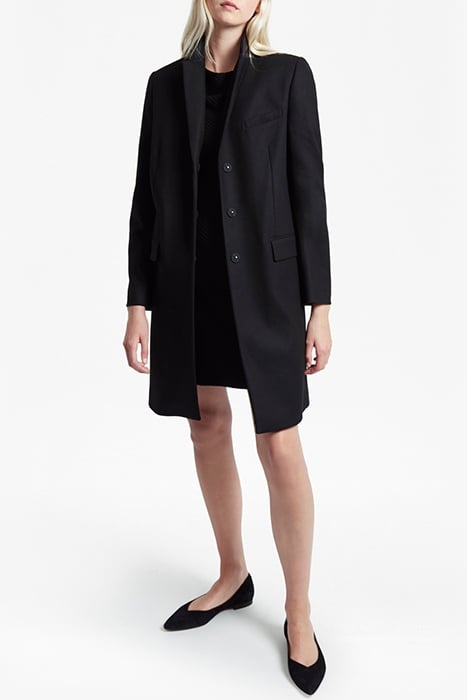 FT PLATFM FELT SMART COAT BLACK 2