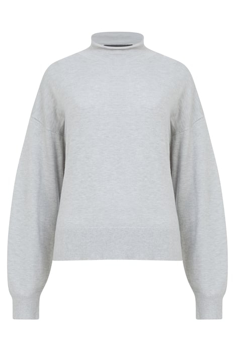 SUPERSOFT TURTLE NECK LGT GREY MEL 1