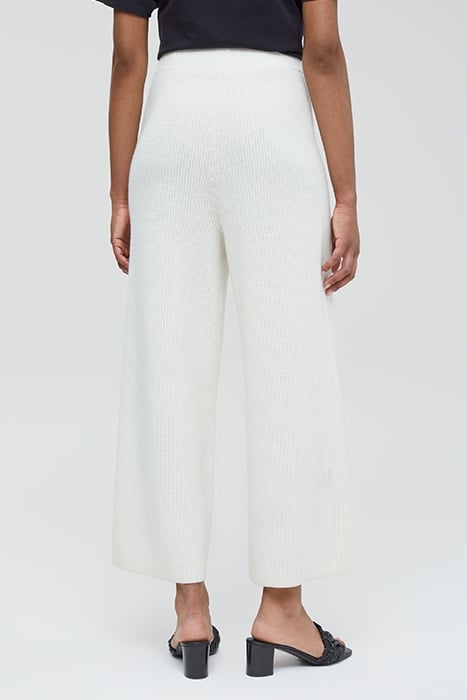 WOMEN KNITTED PANTS IVORY 2