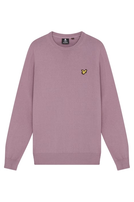 COTTON MERINO CREW JUMPER BILLBOARD PURPLE 5