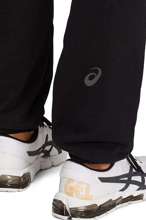 ASICS BIG LOGO SWEAT PANT PERFORMANCE BLACK/DARK GREY 6