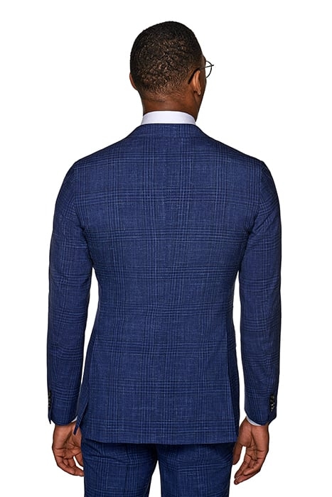 MID BLUE CHECKED HAVANA SUIT 5