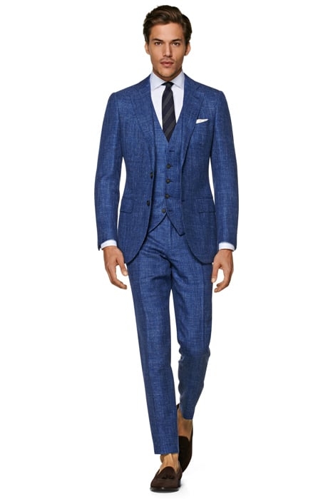 Mid Blue Waistcoat 5