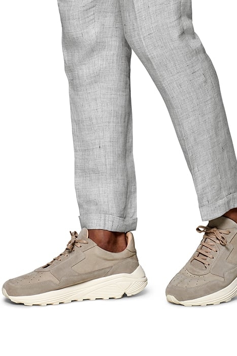 Light Grey Pleated Blake Trousers 6