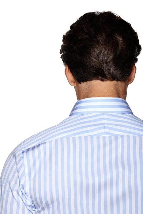 Light Blue Striped Extra Slim Fit Shirt 6