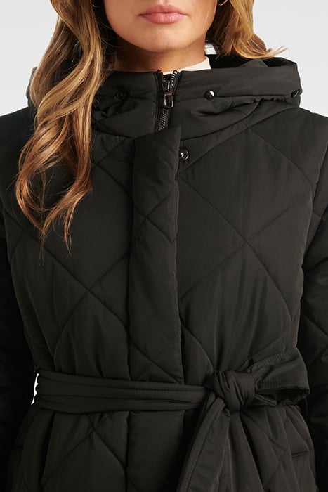 TESSA QUILTED LONGLINE PUFFER BLACK 5