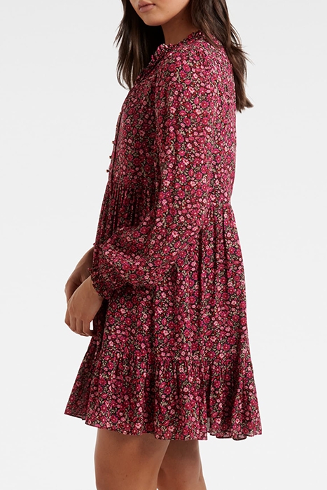 NOLA TIERED SMOCK MINI DRESS ROUGE ADDISON DITSY 4