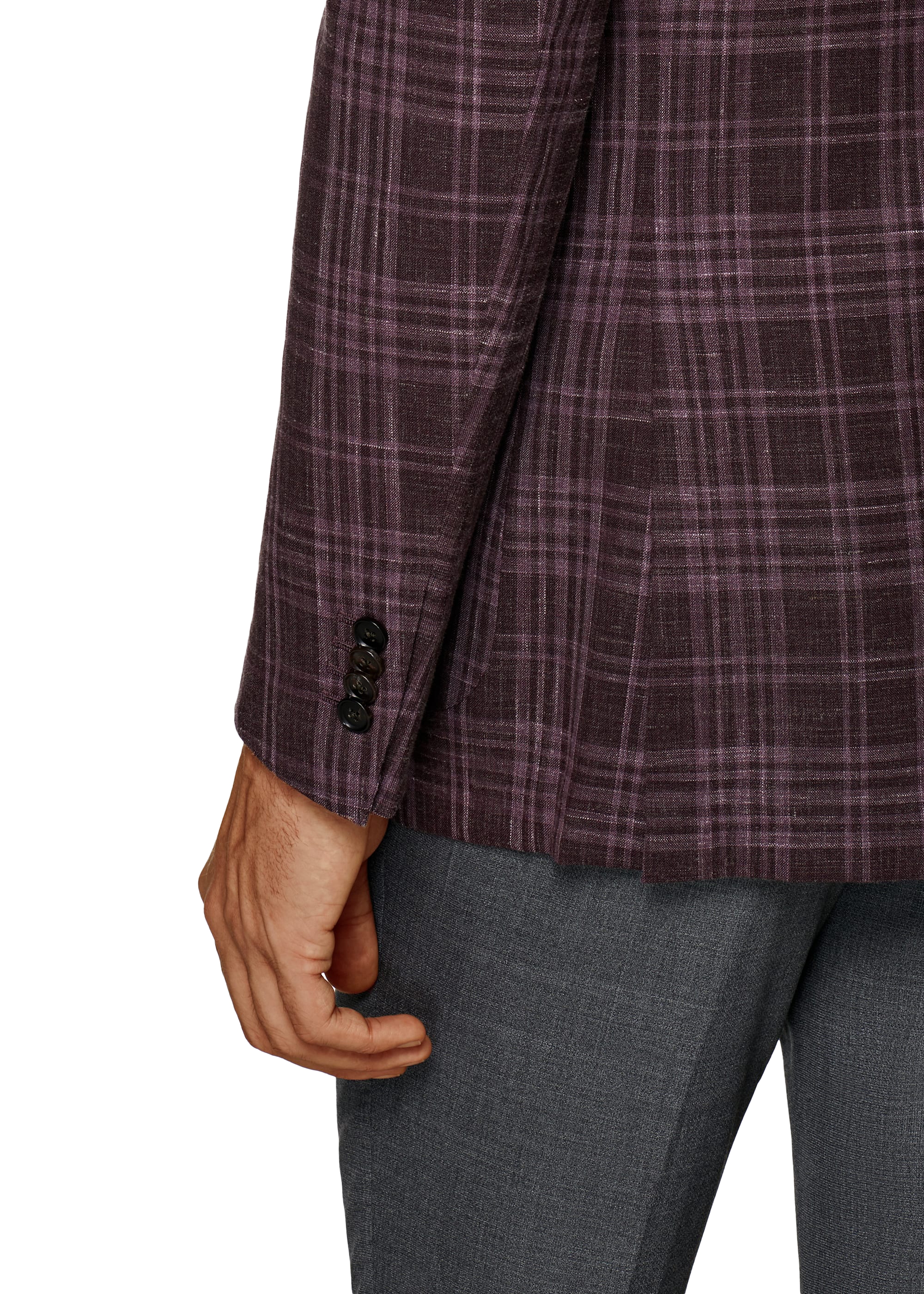 PURPLE CHECKED HAVANA BLAZER 8
