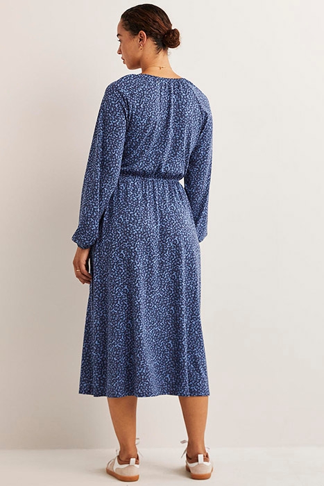 SCOOP NECK JERSEY MIDI DRESS LBL 2