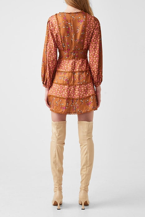 DAISY PETALS DRESSES GLAZED GINGER MULTI 3