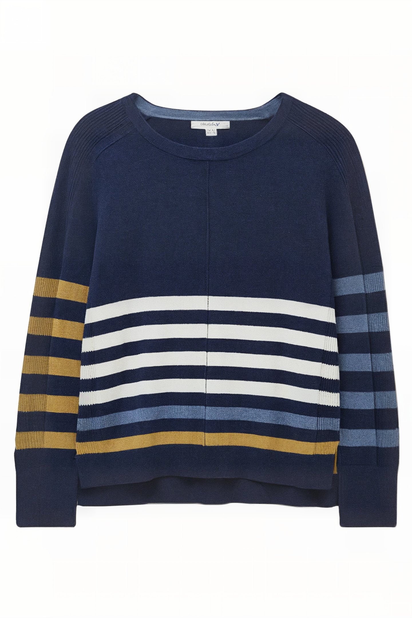 URBAN STRIPE JUMPER NAVY MULTI 1