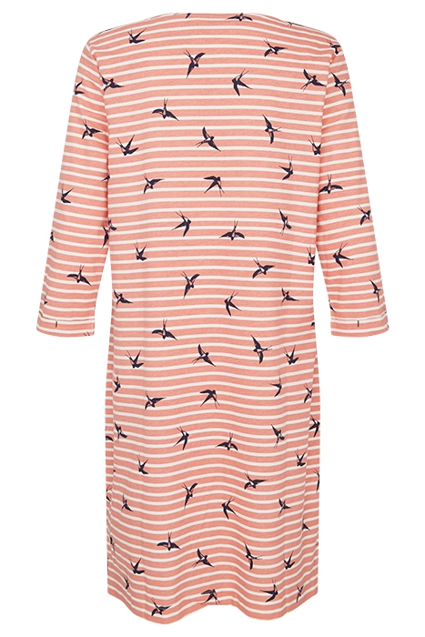 3/4 SLEEVE ALBIE DRESS CORAL MULTI 2