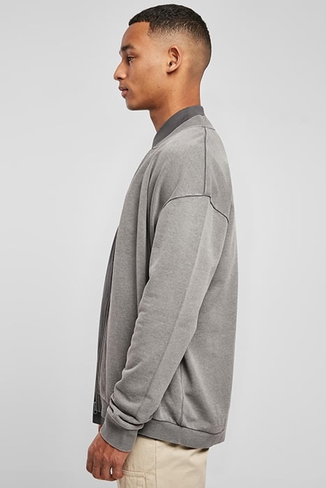 WASHED SWEAT BOMBER DARKSHADOW 5