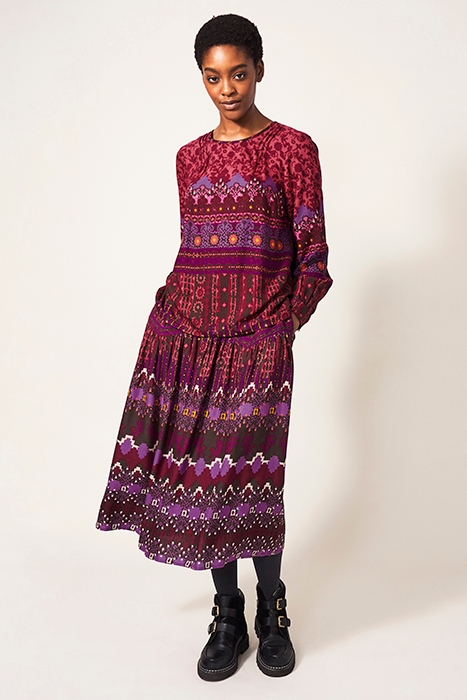 PENNY ECO VERO TOP PLUM 1