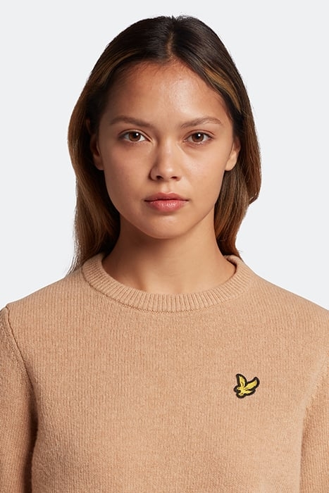 LAMBSWOOL JUMPER W802 WARM TAN 4