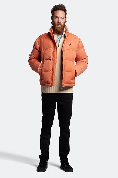 FUNNELLED PUFFER JACKET W701 VICTORY ORANGE 3