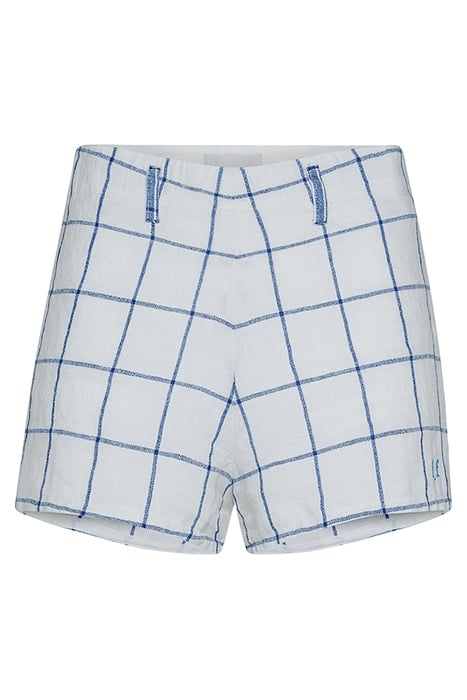 "HOLIDAY CHECK" LINEN SHORTS OCEANIA 1