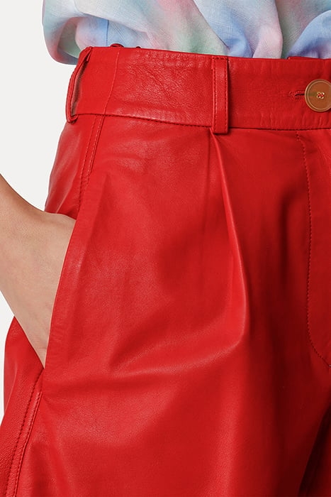 NAPPA LEATHER SHORTS LIPS 5