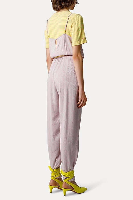 "SINGING BLOOM" FLUID JACQUARD JUMPSUIT ORTENSIA 3