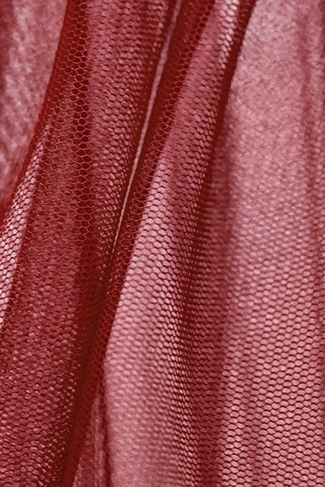 TULLE SKIRT WITH SILK DETAILS BURGUNDY 4