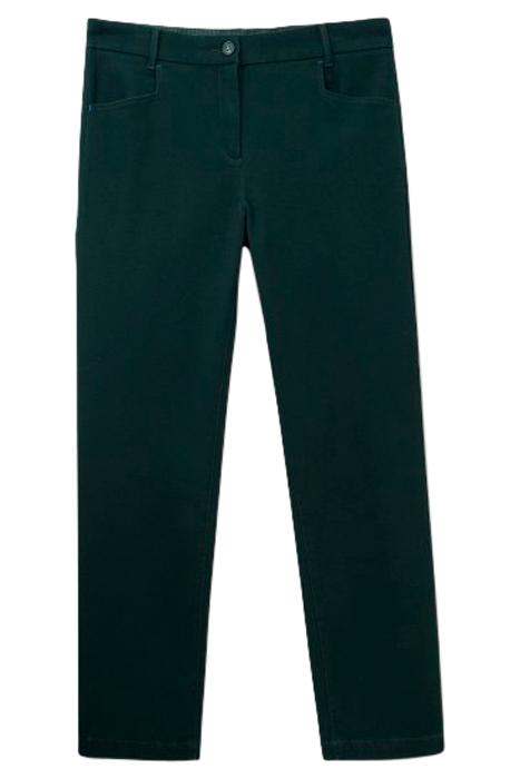 SIENNA STRETCH TROUSERS DARK GREEN 1