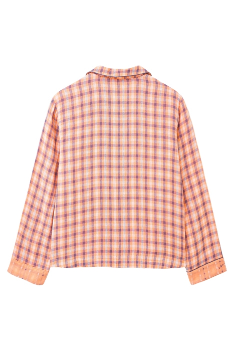 NIGHTSKY CHECK PJ SHIRT PINK MULTI 2