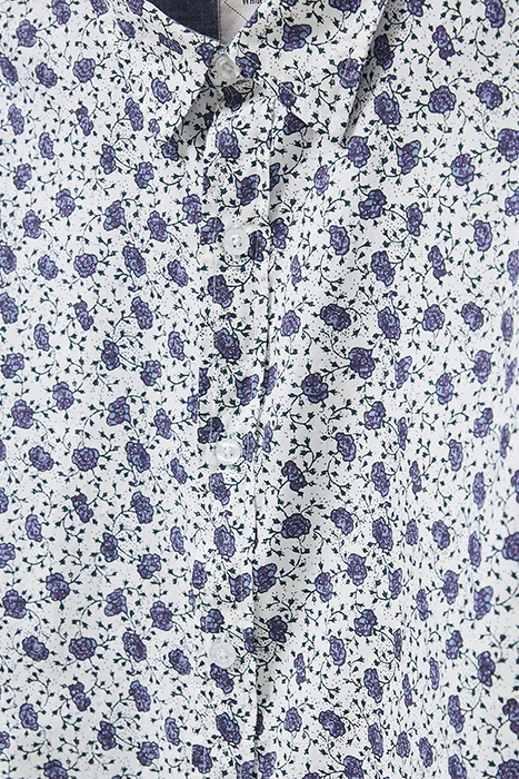 PARTY VINE PRINTED SHIRT DARK NAVY 3