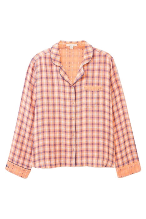 NIGHTSKY CHECK PJ SHIRT PINK MULTI 1