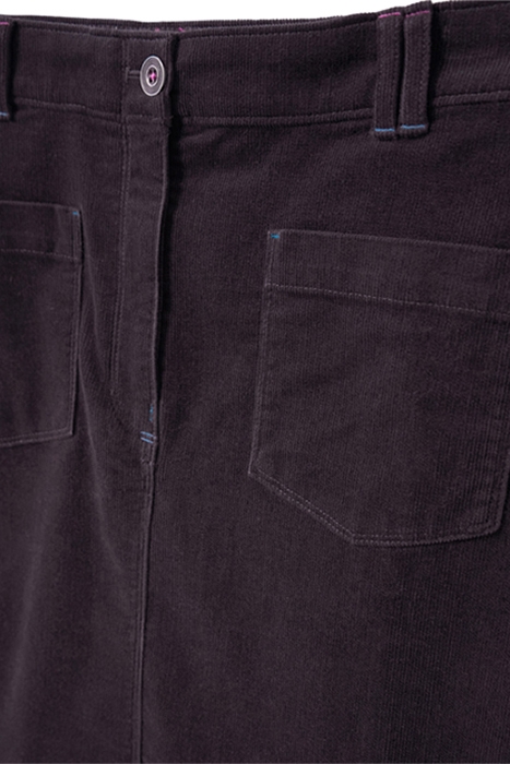 MELODY  CORD SKIRT DARK GREY 3