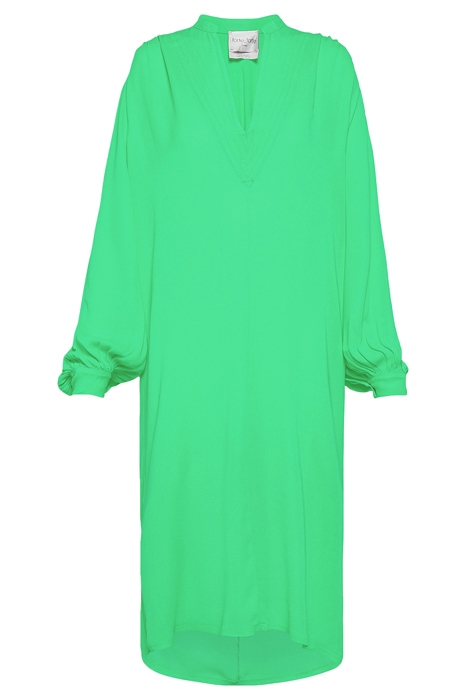 ECO FRIENDLY VISCOSE GEORGETTE LONG SLEEVES DRESS MOJITO 1