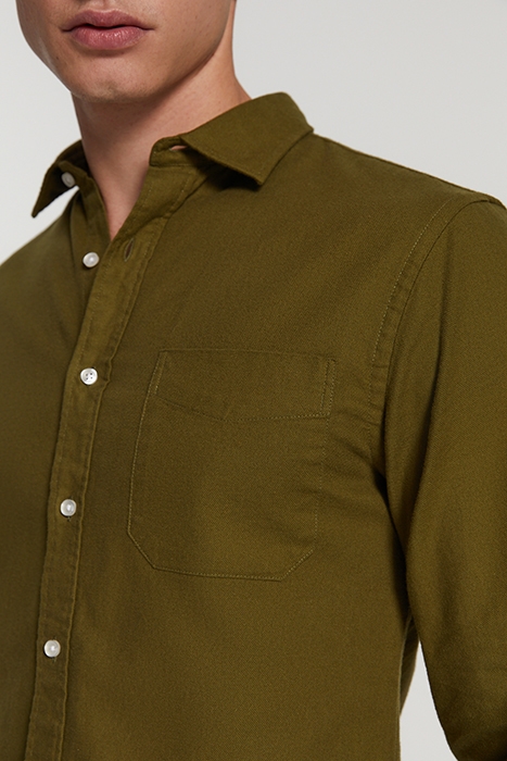 MEN TWILL SHIRT TYLER OLD ARMY GREEN 6