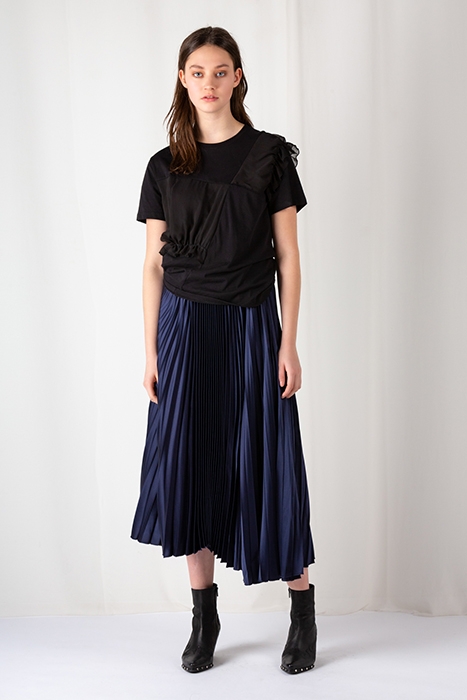 FRINGE SKIRT DARK NAVY 1