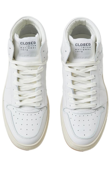 WOMEN SNEAKER HIGH SHOES WHITE 6