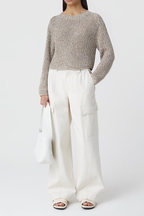 WOMEN CREW LONG SLEEVE KNITS NUTMEG 3